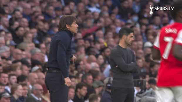 Conte cam: Italian goes wild in 3-0 win over Arsenal
